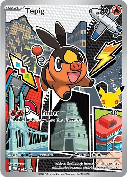 Tepig - 050 card art