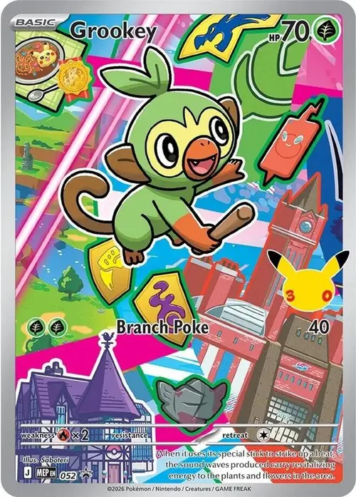 Grookey - 052 card art