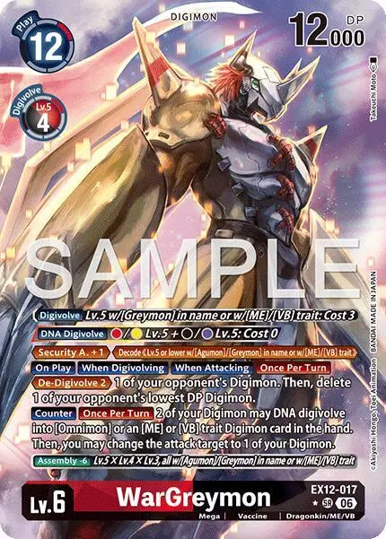 WarGreymon (Alternate Art) card art