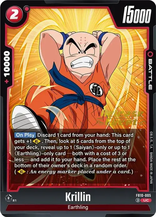 Krillin - FB10-005 card art