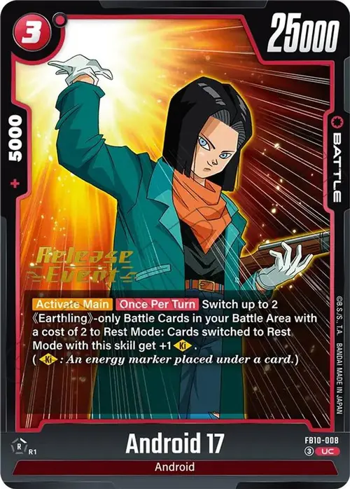 Android 17 - FB10-008 card art