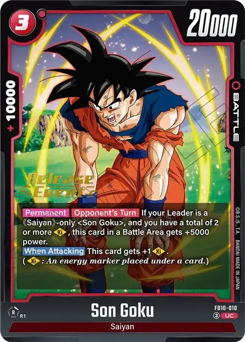Son Goku - FB10-010 card art