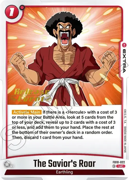 The Savior's Roar card art