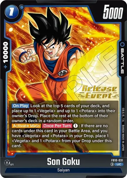 Son Goku - FB10-031 card art