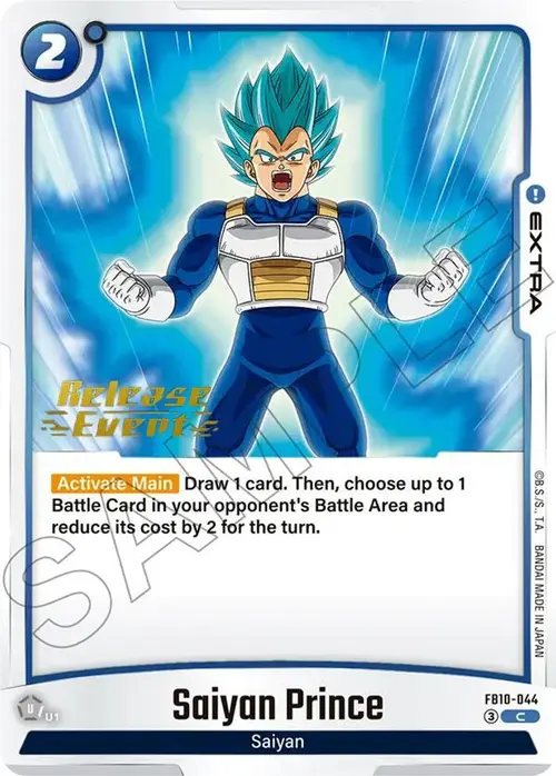 Saiyan Prince card art