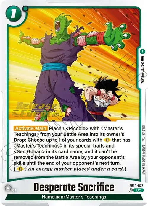 Desperate Sacrifice card art
