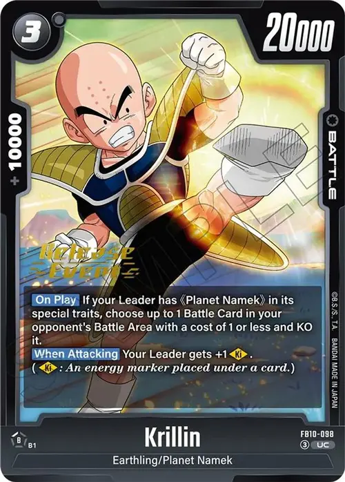 Krillin - FB10-098 card art