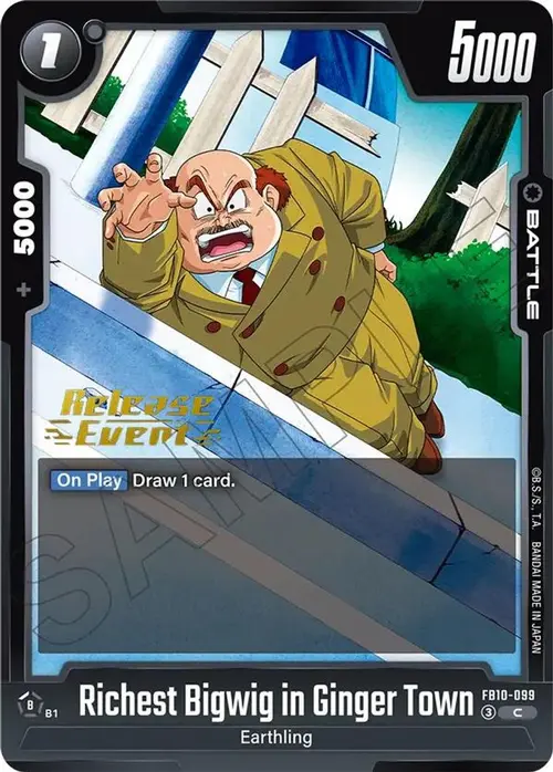 Richest Bigwig in Ginger Town card art