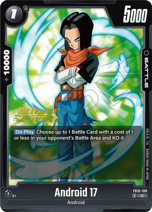 Android 17 - FB10-100 card art