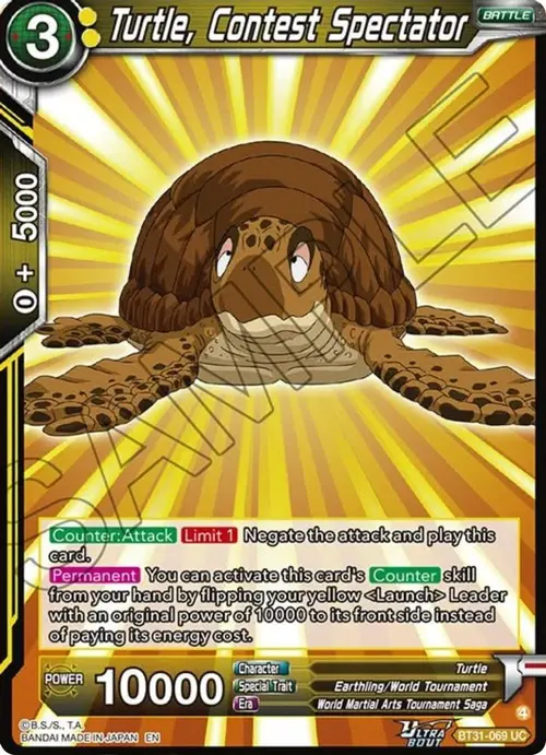 Turtle, Contest Spectator card art