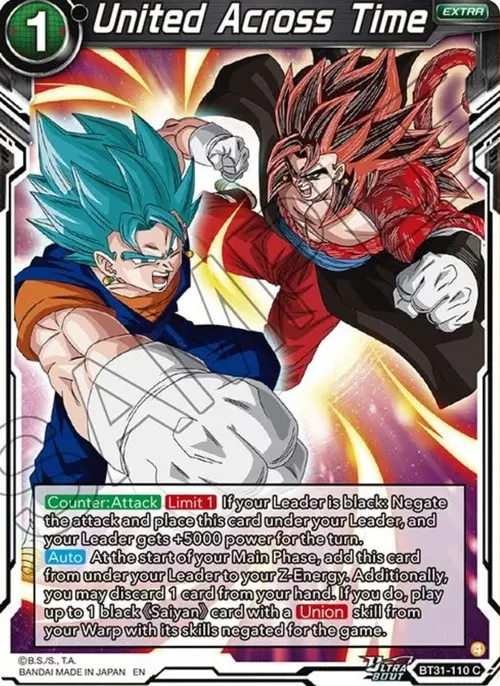 United Across Time card art