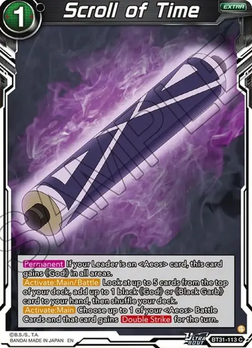 Scroll of Time card art