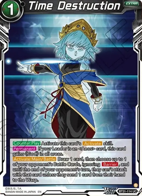 Time Destruction card art