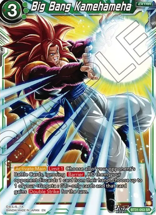 Big Bang Kamehameha card art