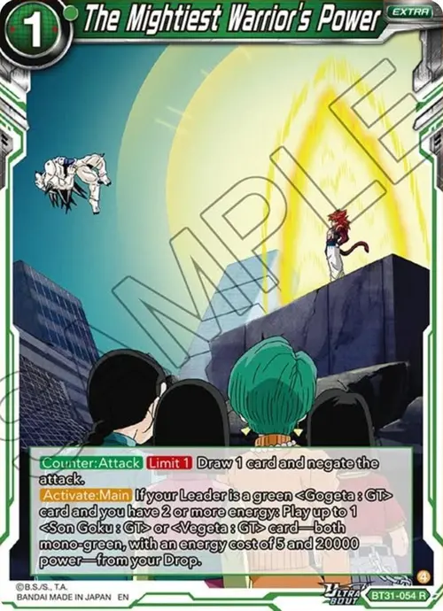The Mightiest Warrior's Power card art