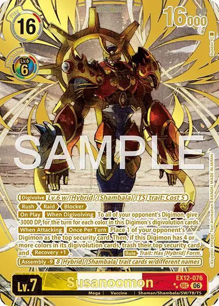 Susanoomon (Rare Pull) card art