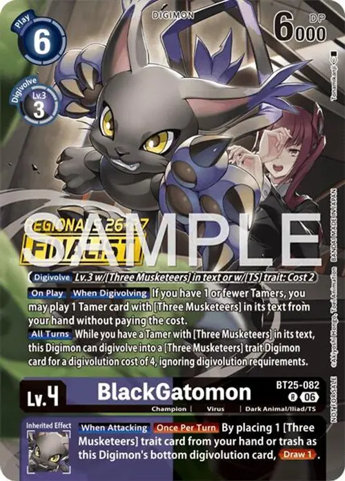 BlackGatomon (Regionals 26-27 Season 2 Finalist) card art