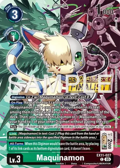Maquinamon (Regionals 26-27 Season 2 Finalist) card art