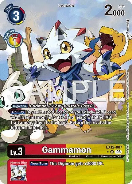Gammamon (Box Topper) card art