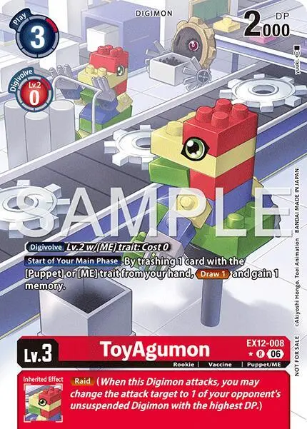 ToyAgumon (Box Topper) card art