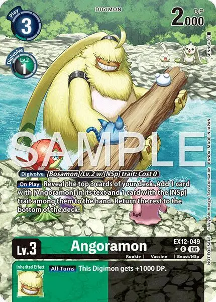 Angoramon (Box Topper) card art