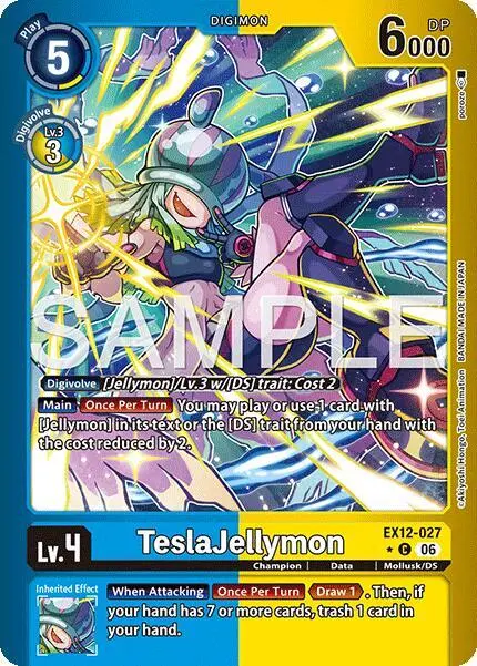 TeslaJellymon (Limited Foil) card art