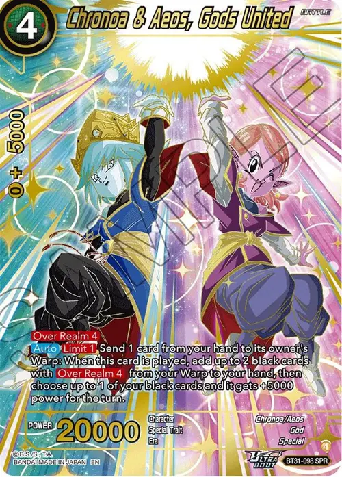 Chronoa & Aeos, Gods United (SPR) card art