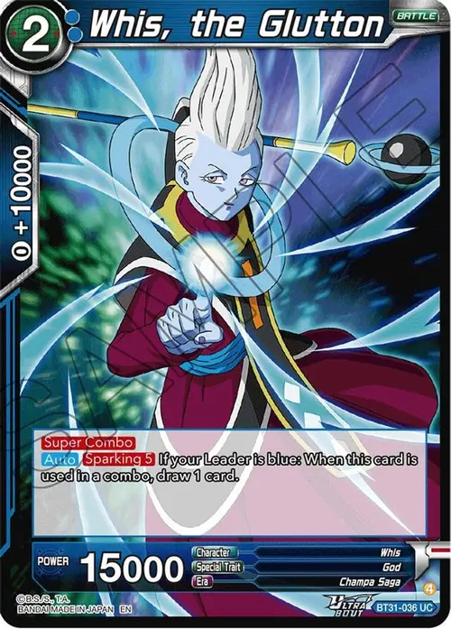 Whis, the Glutton card art