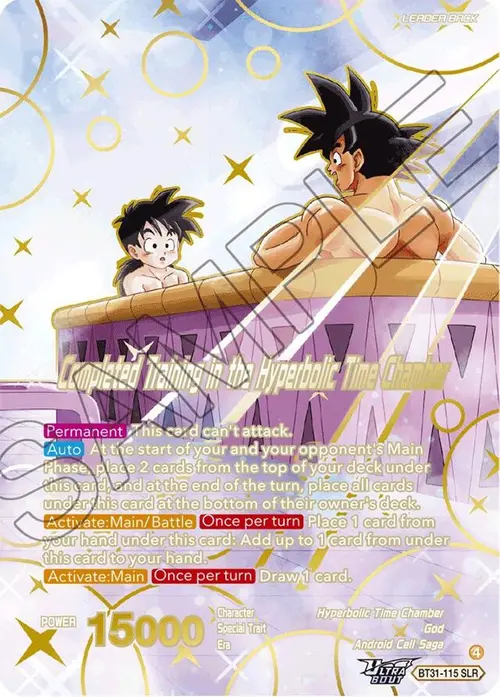 Training in the Hyperbolic Time Chamber // Completed Training in the Hyperbolic Time Chamber (SLR) card art