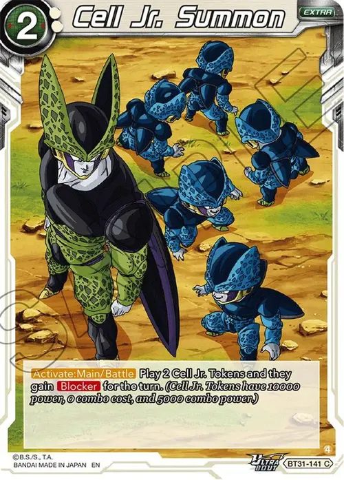 Cell Jr. Summon card art