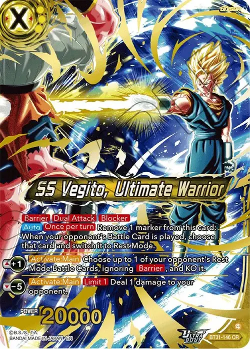 SS Vegito, Ultimate Warrior card art