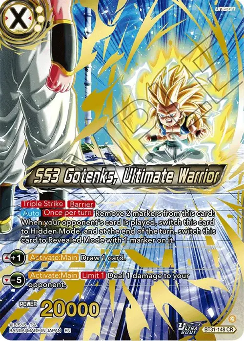 SS3 Gotenks, Ultimate Warrior card art