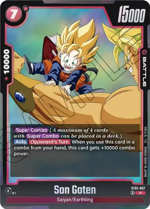 Son Goten - ST01-007 card art