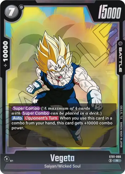 Vegeta - ST01-066 card art