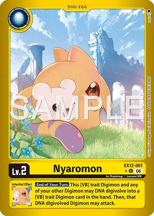 Nyaromon (Limited Foil) card art