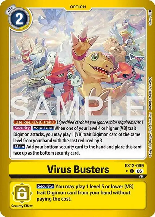 Virus Busters (Limited Foil) card art
