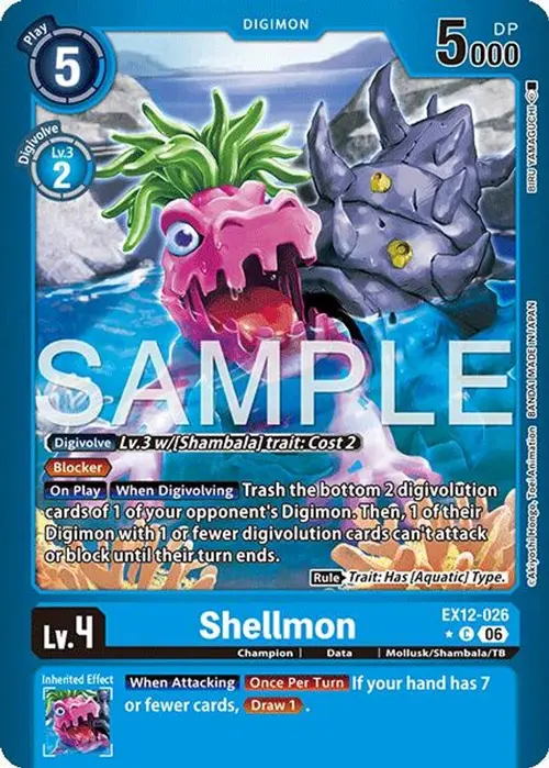 Shellmon (Limited Foil) card art