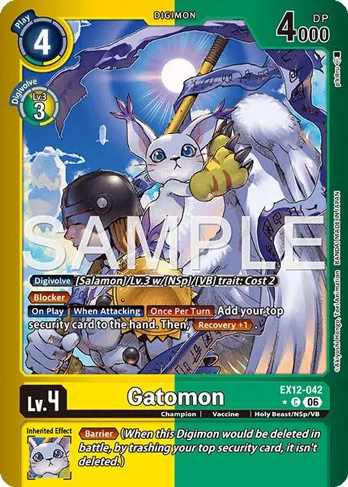 Gatomon (Limited Foil) card art