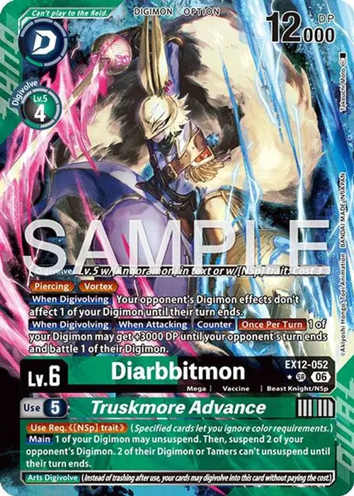 Diarbbitmon // Truskmore Advance (Alternate Art) card art
