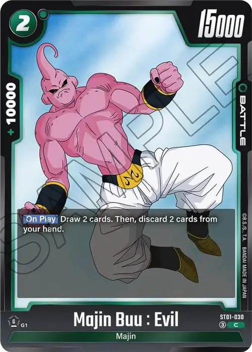 Majin Buu : Evil - ST01-030 card art