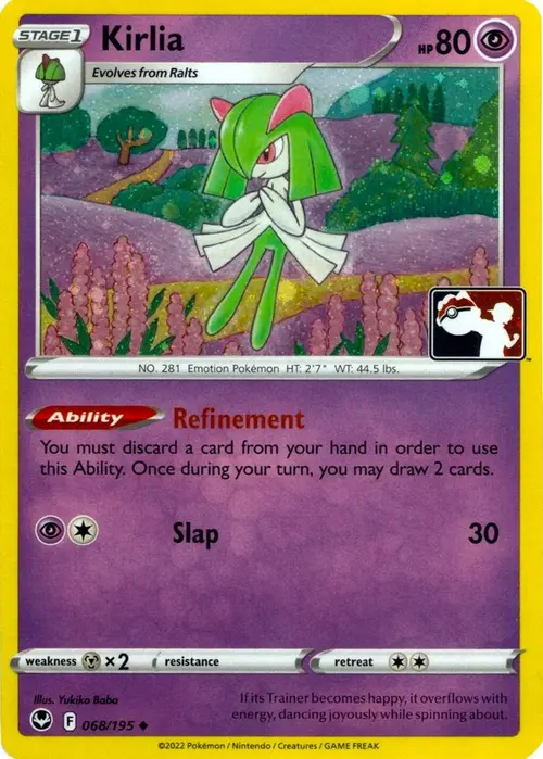 Kirlia - 068/195 (Cosmos Holo) card art