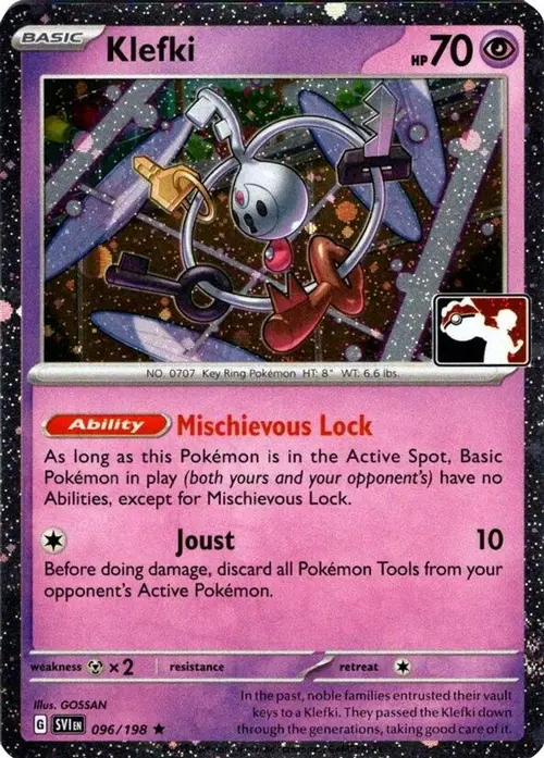 Klefki - 096/198 (Cosmos Holo) card art