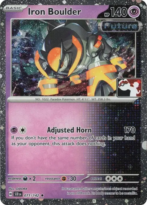 Iron Boulder - 071/142 (Cosmos Holo) card art