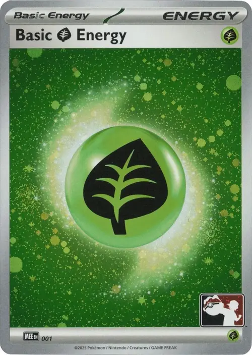 Basic Grass Energy - MEE 001 (Cosmos Holo) card art