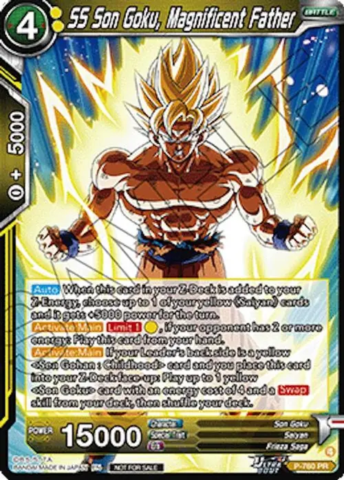 SS Son Goku, Magnificent Father (Deluxe Pack 2026 Vol.2) card art