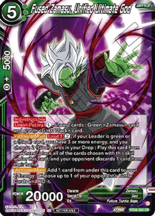 Fused Zamasu, Unified Ultimate God (Deluxe Pack 2026 Vol.2) card art
