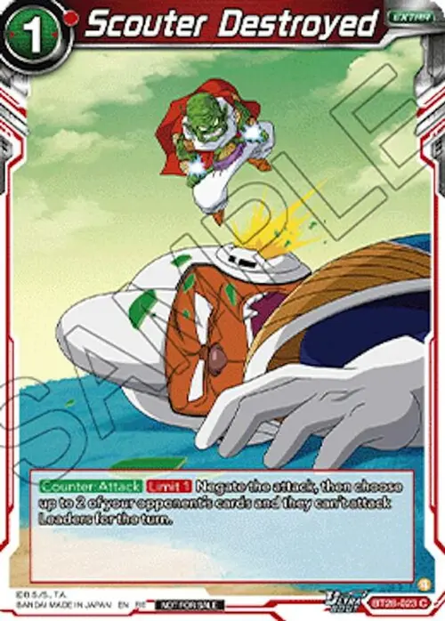 Scouter Destroyed (Deluxe Pack 2026 Vol.2) card art