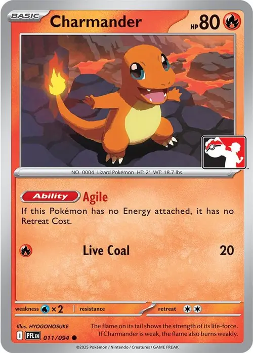 Charmander - 011/094 card art