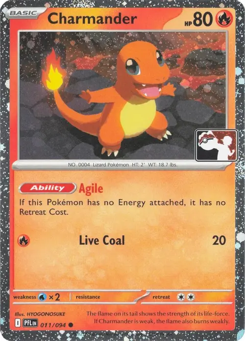 Charmander - 011/094 (Cosmos Holo) card art