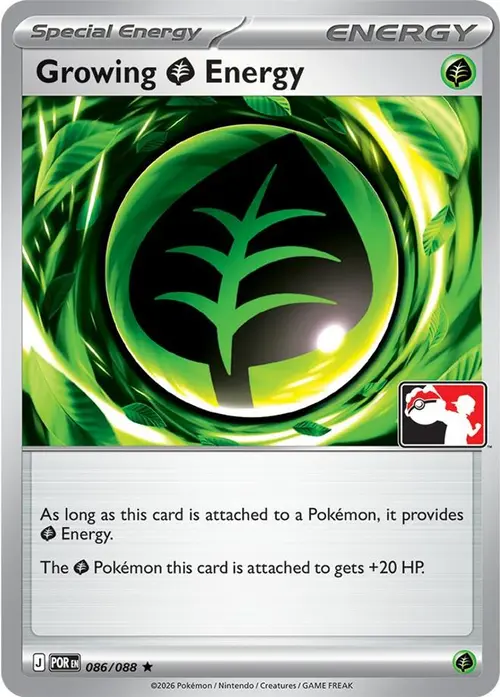 Growing Grass Energy - 086/088 card art